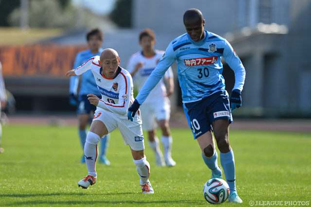 第2戦も先発出場したアンドレア（讃岐）は63分まで出場【２０１４ Ｊ２・Ｊ３入れ替え戦 第2戦 讃岐vs長野】