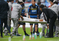 無念の負傷交代となった小林 悠（川崎Ｆ）【明治安田Ｊ１ 2nd 第16節 鹿島vs川崎Ｆ】