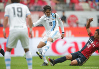 オーバーラップから決勝点の起点となったエウシーニョ（川崎Ｆ）【明治安田Ｊ１ 2nd 第16節 鹿島vs川崎Ｆ】