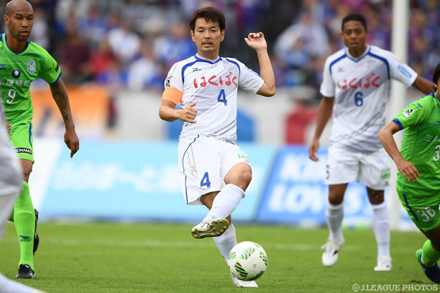 チーム最多2本のシュートを放った山本 英臣（甲府）【明治安田Ｊ１ 2nd 第16節 湘南vs甲府】