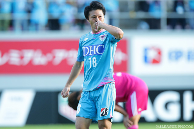 2戦連続ゴールとなる追加点を決めた富山 貴光（鳥栖）【明治安田Ｊ１ 2nd 第16節 鳥栖vs横浜FM】