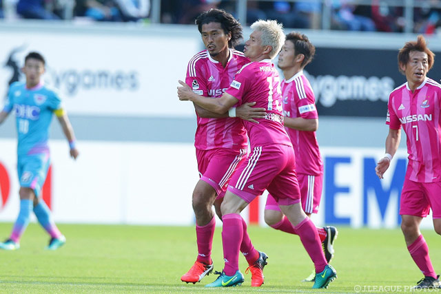 1stステージ第14節以来となる得点を挙げた中澤 佑二（横浜FM）【明治安田Ｊ１ 2nd 第16節 鳥栖vs横浜FM】