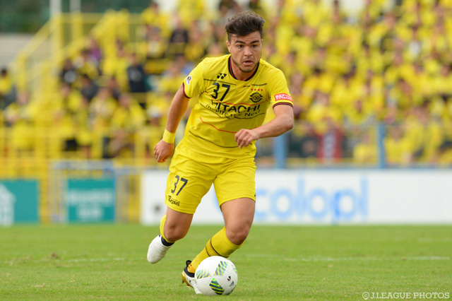 2試合連続得点とはならなかったクリスティアーノ（柏）【明治安田Ｊ１ 2nd 第16節 柏vs大宮】