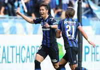 後半アディショナルタイムに追加点を決めた呉屋 大翔（Ｇ大阪）【明治安田Ｊ１ 2nd 第16節 Ｇ大阪vs新潟】