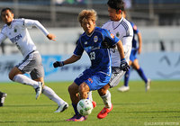 2試合連続ゴールを狙った大黒 将志（山形）【明治安田Ｊ２ 第38節 山形vs松本】