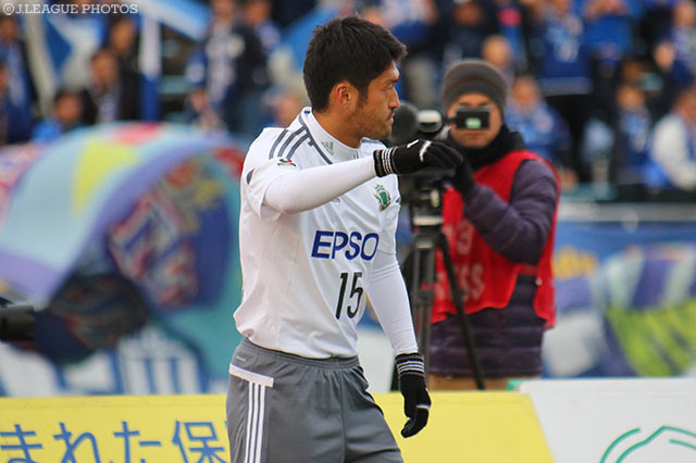 交代出場直後のCKから決勝点をアシストした宮阪 政樹（松本）【明治安田Ｊ２ 第38節 山形vs松本】