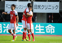 熊本のＪ２ホーム通算200得点となる先制PKを決めた清武功暉【明治安田Ｊ２ 第38節 熊本vs札幌】