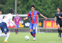 13分に追加点となる2点目を挙げた荒川 滉貴（FC東京）【２０１６Ｊユースカップ 3回戦 FC東京vs名古屋】