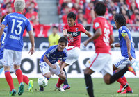 交代出場でＪ１通算250試合出場を達成した李 忠成（浦和）【明治安田Ｊ１ 2nd 第17節 浦和vs横浜FM】