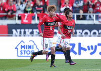 先制点を決め、Ｊ１通算50得点目を記録した柏木 陽介（浦和）【明治安田Ｊ１ 2nd 第17節 浦和vs横浜FM】