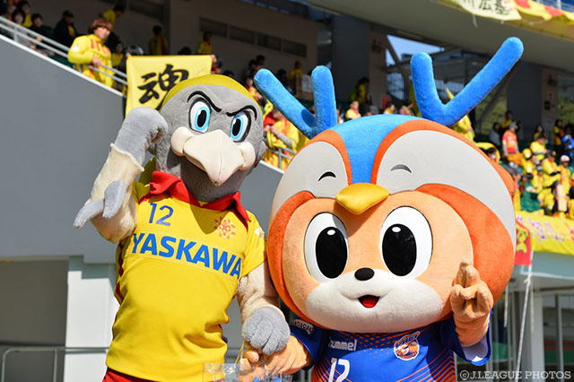 仲良しギランくんとヴィヴィくん！【明治安田Ｊ２ 第39節 長崎vs北九州】