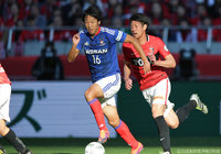 巧みなパスで同点ゴールをお膳立てした伊藤 翔（横浜FM）【明治安田Ｊ１ 2nd 第17節 浦和vs横浜FM】