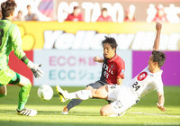 何度もゴールに迫った金崎 夢生（鹿島）【明治安田Ｊ１ 2nd 第17節 鹿島vs神戸】