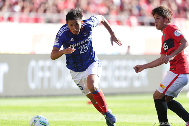 攻守に存在感を放った前田 直輝（横浜FM）【明治安田Ｊ１ 2nd 第17節 浦和vs横浜FM】