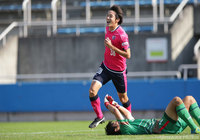 2試合連続得点を決めた西本 雅崇（Ｃ大23）【明治安田Ｊ３ 第28節 YS横浜vsＣ大23】