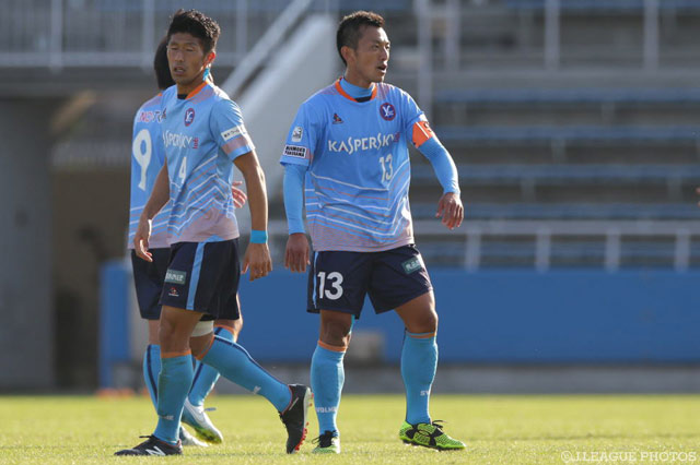 辻 正男（#13）の今季初得点で同点に追いついたYS横浜【明治安田Ｊ３ 第28節 YS横浜vsＣ大23】