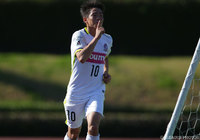 山根 永遠の今大会6得点目となるゴールで先制した広島【２０１６Ｊユースカップ 準々決勝 Ｃ大阪vs広島】