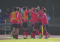 58分に齋藤 遼のゴールで同点としたＣ大阪【２０１６Ｊユースカップ 準々決勝 Ｃ大阪vs広島】