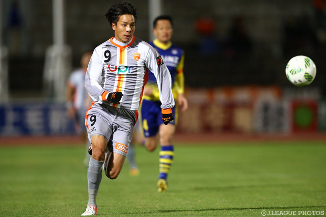 2試合ぶりの先発出場も無得点に終わった岸田 和人（山口）【明治安田Ｊ２ 第40節 群馬vs山口】