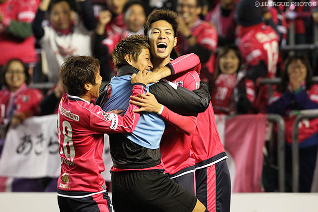 5試合ぶりの得点となる決勝点を奪った杉本 健勇（Ｃ大阪）【明治安田Ｊ２ 第40節 Ｃ大阪vs愛媛】