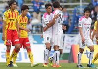 ロメロ フランクのグラウンダーのシュートで先制した水戸【明治安田Ｊ２ 第41節 北九州vs水戸】