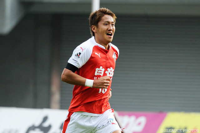 攻撃を牽引し、決勝ゴールを決めた清武 功暉（熊本）【明治安田Ｊ２ 第41節 熊本vs岐阜】