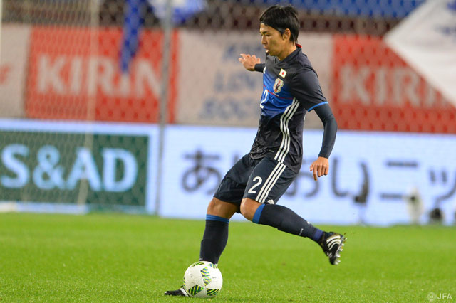 CBとして初のスタメン出場を果たした丸山（FC東京）【キリンチャレンジカップ2016 日本vsオマーン】