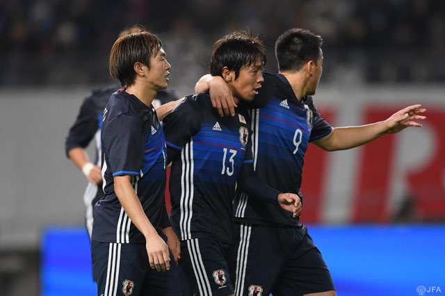 清武のPKで3点目を奪った日本【キリンチャレンジカップ2016 日本vsオマーン】