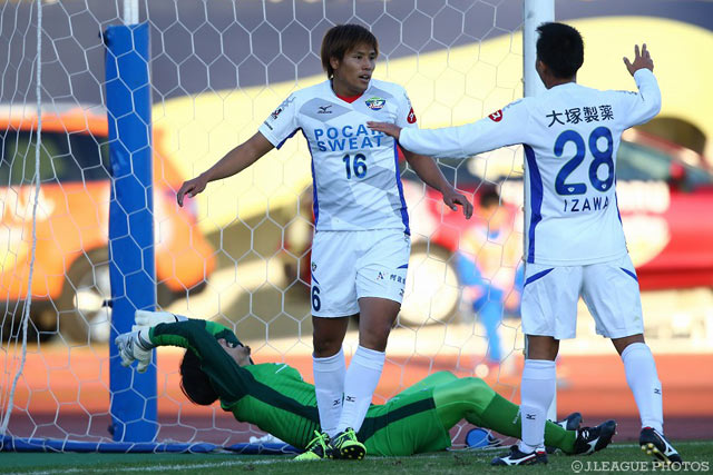 渡 大生の2得点の活躍で3点差とした徳島【明治安田Ｊ２ 第41節 群馬vs徳島】