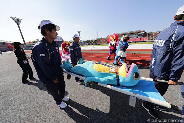 クラブの威信をかけた50メートル走対決、結果は金太無念の担架搬送【明治安田Ｊ２  第41節 京都vs愛媛】