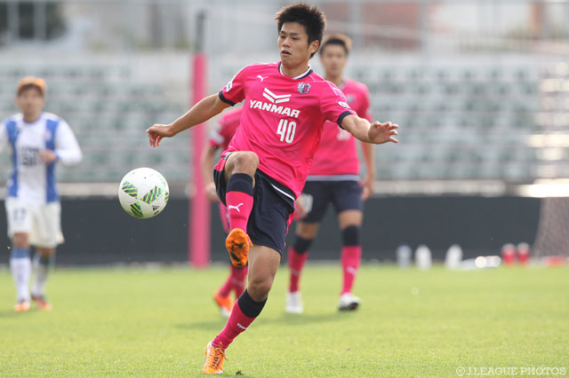 2得点の活躍を見せた岸本 武流（Ｃ大23）【明治安田Ｊ３ 第29節 Ｃ大23vs富山】