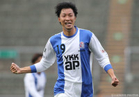 撃ち合いに終止符を打つ決勝ゴールを決めた西川 優大（富山）【明治安田Ｊ３ 第29節 Ｃ大23vs富山】