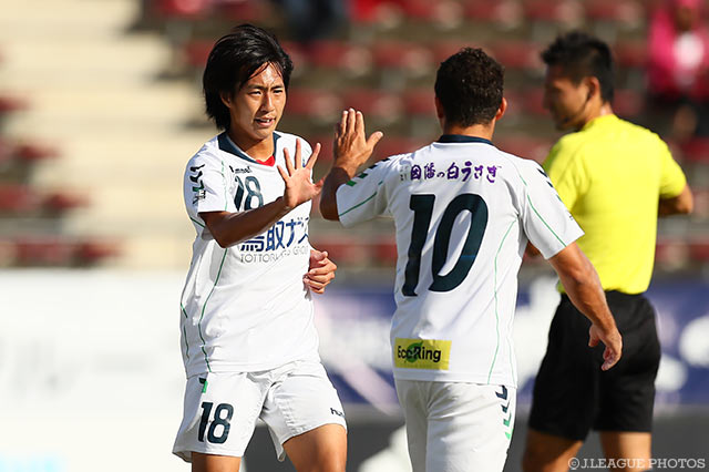 河合 秀人のゴールで先制した鳥取【明治安田Ｊ３ 第29節 琉球vs鳥取】