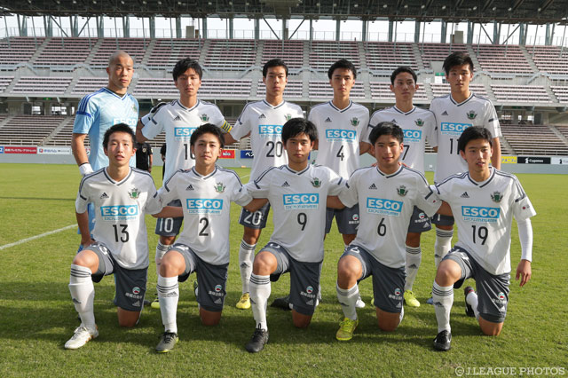 松本のスターティングメンバー【Ｊユースカップ 準決勝 広島vs松本】