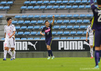 今大会9得点目が広島の追加点になった山根 永遠。さすがの決定力を披露し、得点王に輝く【Ｊユースカップ決勝 広島vsFC東京】