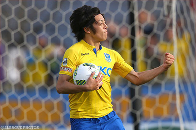 2得点で3年連続のふた桁得点を達成した大石 治寿（栃木）【明治安田Ｊ３ 第30節 盛岡vs栃木】