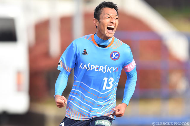 殊勲の2得点で15試合ぶりの白星を引き寄せた辻 正男（YS横浜）【明治安田Ｊ３ 第30節 YS横浜vsＧ大23】