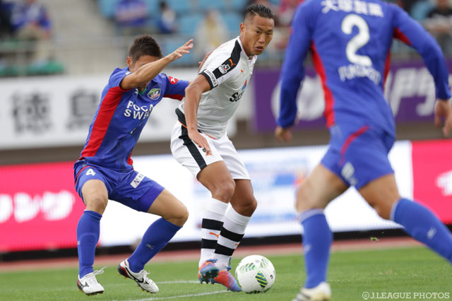 この日無得点も、シーズン26ゴールを挙げＪ２得点王に輝いた鄭 大世（清水）【明治安田Ｊ２ 第42節 徳島vs清水】