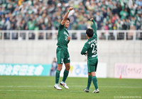 途中出場で決勝ゴールを決めた三島 康平（松本）【明治安田Ｊ２ 第42節 松本vs横浜FC】