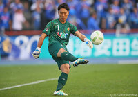 12試合ぶりの無失点に貢献した一森 純（山口）【明治安田Ｊ２ 第42節 水戸vs山口】