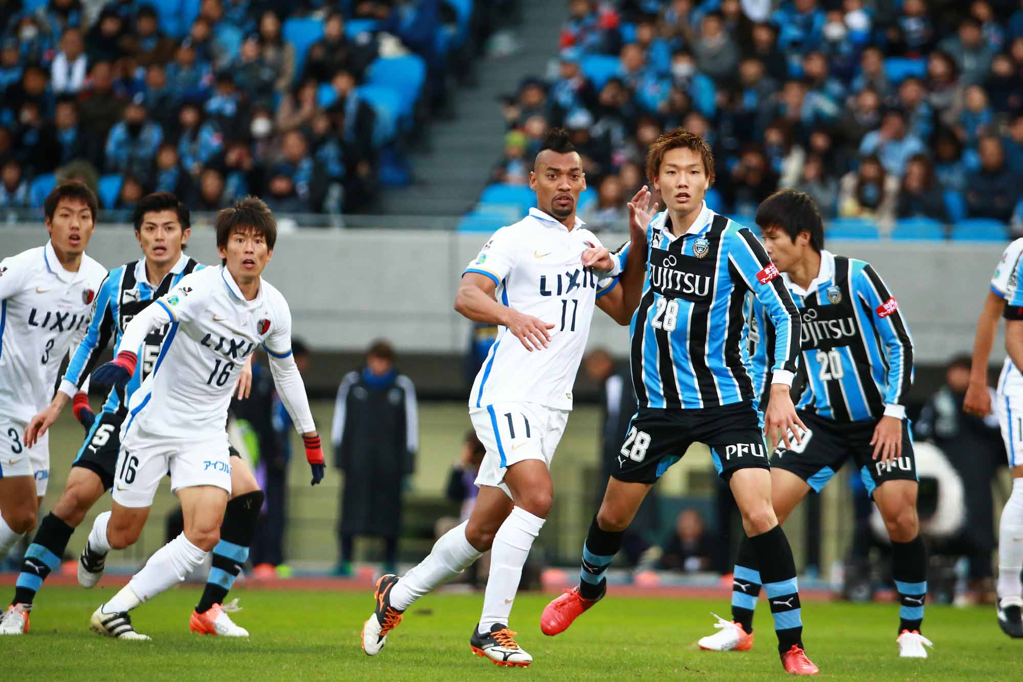 前半惜しいシュートを放ったファブリシオ（鹿島）【明治安田ＣＳ 準決勝 川崎Ｆvs鹿島