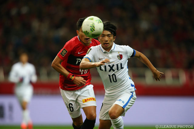 スタメン復帰を果たし、高い運動量で前半から貢献した柴崎 岳（鹿島）【明治安田ＣＳ 決勝 第2戦 浦和vs鹿島】