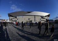 多くの鹿島サポーターが市立吹田サッカースタジアムへと集結【クラブＷ杯 準々決勝 サンダウンズvs鹿島】