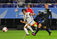 3点目を演出し、今大会2得点1アシストの金崎 夢生（鹿島）【クラブＷ杯 準決勝 アトレティコナシオナルvs鹿島】