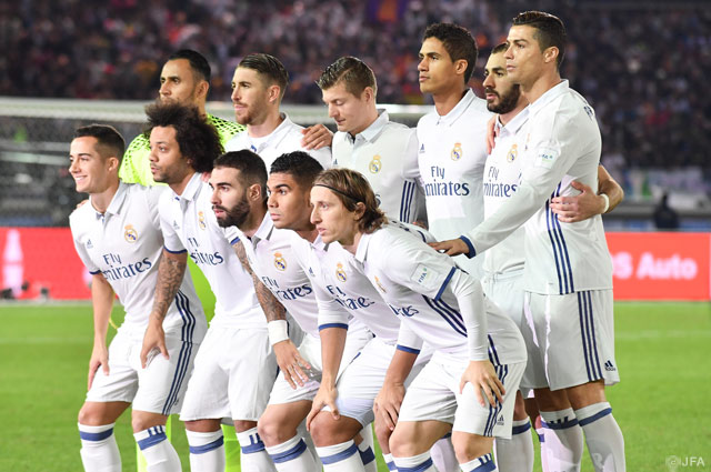 2年ぶりのクラブ世界一を目指すレアル・マドリードのスターティングメンバー【クラブＷ杯 決勝 レアル・マドリードvs鹿島】