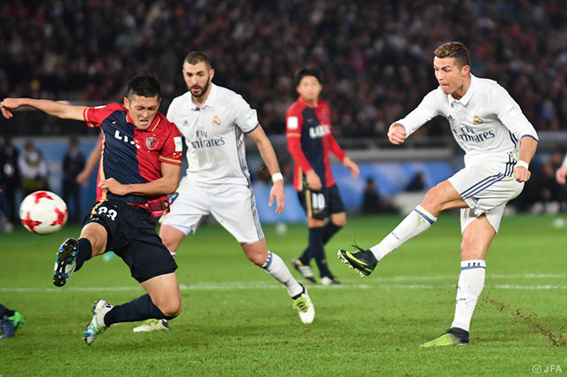 延長前半に2点を追加し、ハットトリックを達成したクリスティアーノ ロナウド（レアル・マドリード）【クラブＷ杯 決勝 レアル・マドリードvs鹿島】