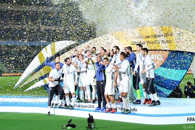 激闘の末、逆転勝利で5度目のクラブ世界一に輝いたレアル・マドリード【クラブＷ杯 決勝 レアル・マドリードvs鹿島】