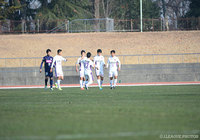 先制点を挙げた財前　淳（#7）を祝福する京都U-18の選手たち【JINYC GS 第1節 広島ユースvs京都U-18】