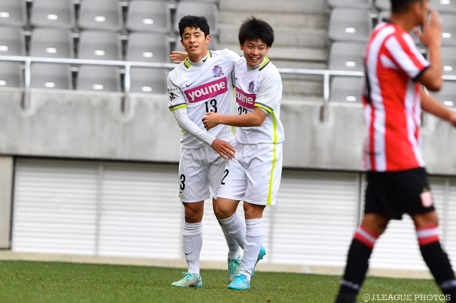 26分に同点ゴールを決めた広島の岡野 周太【JINYC GS 第2節 広島vsエストゥディアンテス】