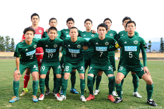 松本の先発メンバー【JINYC GS 第2節 松本U-18vsパースグローリー】